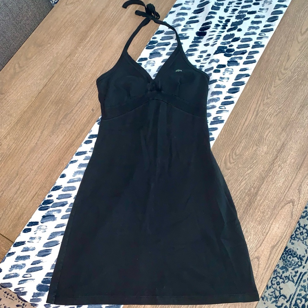 Lacoste Black Halter Dress